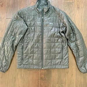Patagonia Nano Puff Jacket Men’s small s Full Zip Black Primaloft quilted